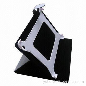 PU Flip Stand Leather Case for New iPad with Multi-function for Silicone Material with Name Card